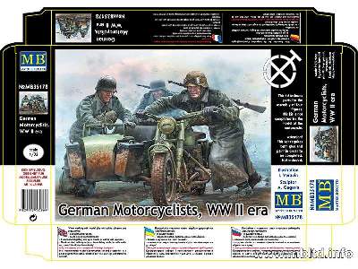 Niemieccy motocykliści - II W.Ś. - zdjęcie 2