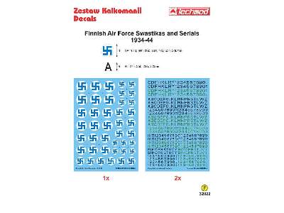 Kalkomania - Fińskie swastyki i oznaczenia 1934-44 - zdjęcie 2