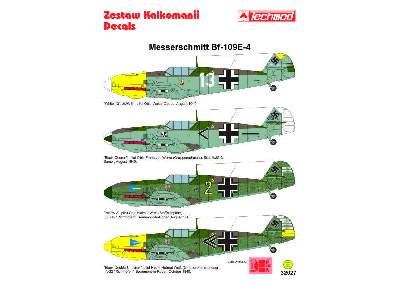 Kalkomania - Messerschmitt Bf 109E-4 - zdjęcie 2