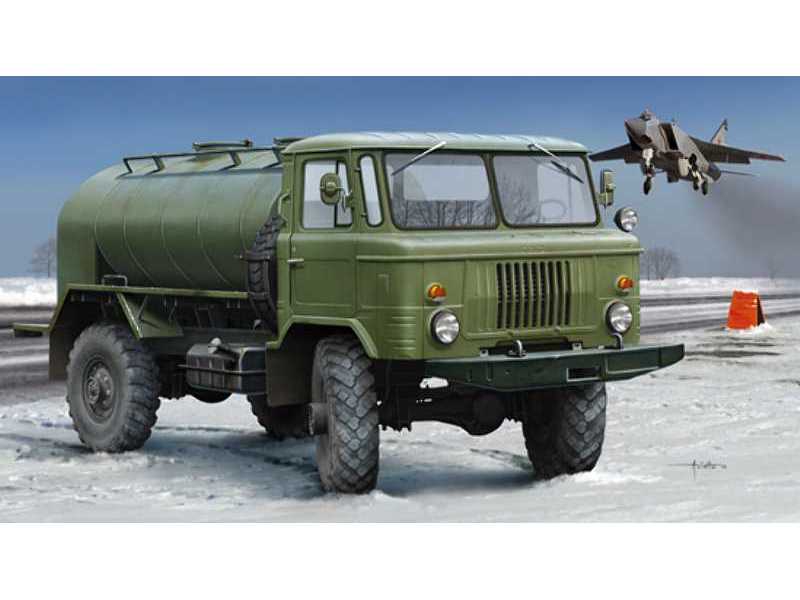 GAZ-66 radziecka ciężarówka - cysterna - zdjęcie 1
