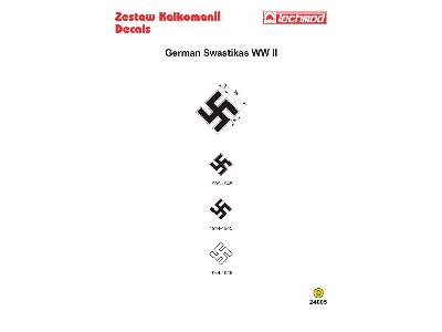 Kalkomania - Niemieckie swastyki - II Wojna Światowa - zdjęcie 2