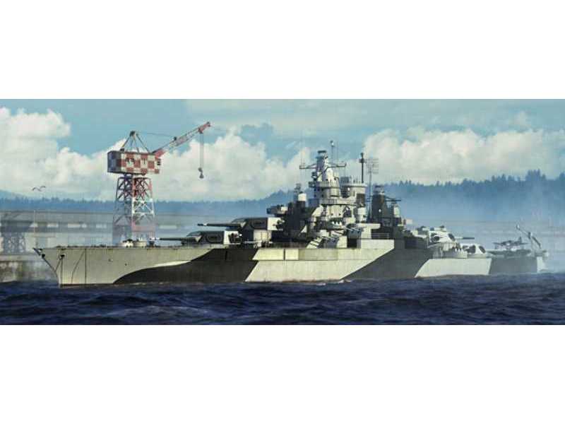 Pancernik USS Tennessee BB-43 1944 - zdjęcie 1 Pancernik USS Tennessee BB-43 1944 - zdjęcie 1