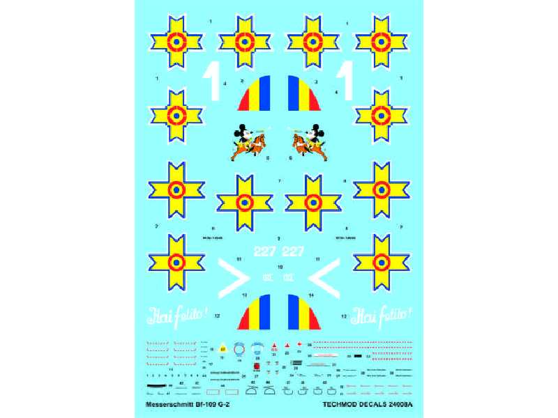 Kalkomania - Messerschmitt Bf 109G-2 - zdjęcie 1