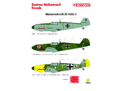 Kalkomania - Messerschmitt Bf 109E-3 - zdjęcie 2