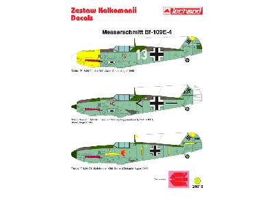 Kalkomania - Messerschmitt Bf 109E-3 - zdjęcie 2