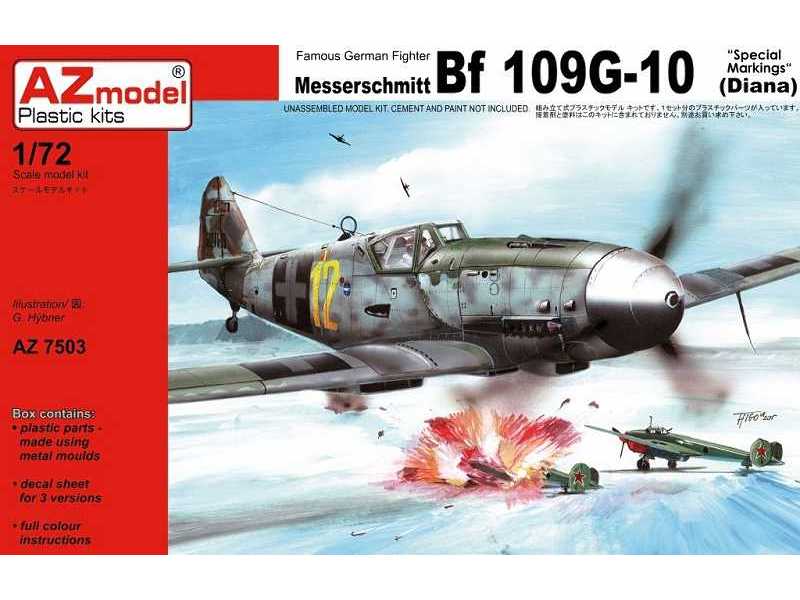 Messerschmitt Bf-109G-10 Special markings (Diana) - zdjęcie 1 Messerschmitt Bf-109G-10 Special markings (Diana) - zdjęcie 1