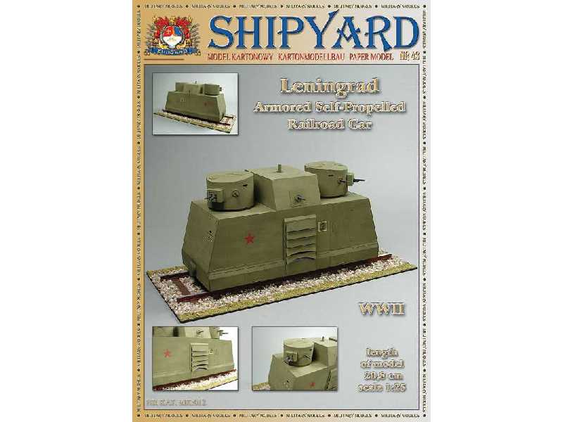 Leningrad Armored Self-Propelled Railroad Car    - zdjęcie 1