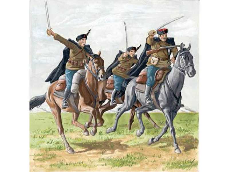 Figurki - Radzieccy kozacy - II Wojna Światowa - zdjęcie 1 Figurki - Radzieccy kozacy - II Wojna Światowa - zdjęcie 1