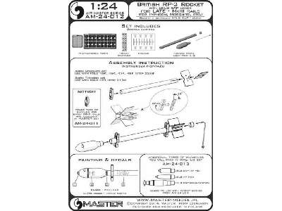 Brytyjskie rakiety RP-3 z głowicami 60LB SAP (8 szt.) - zdjęcie 1