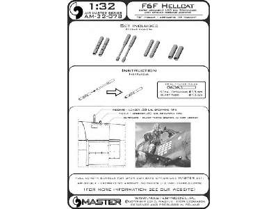 F6F Hellcat - uzbrojenie typ wczesny (km-y Browning .50 cal z pe - zdjęcie 1