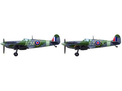 Spitfire Mk.Vb - Jan Zumbach dyw. 303 + figurki - zdjęcie 2