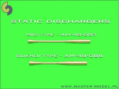 Static dischargers - type used on MiG jets (14pcs) - zdjęcie 3