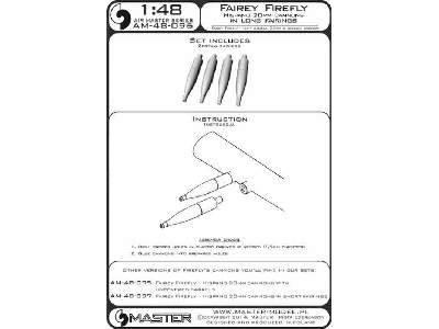 Fairey Firefly - działka Hispano 20mm w długiej osłonie (4 szt.) - zdjęcie 1