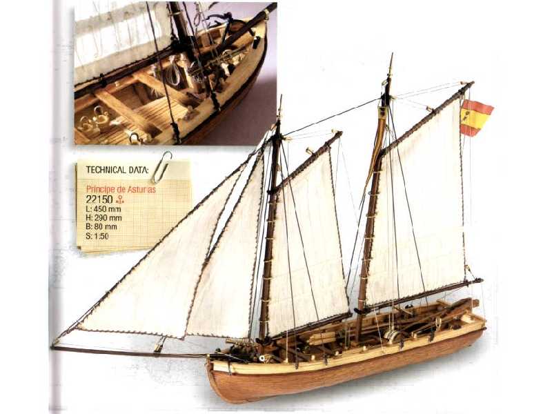 Żaglowiec Principe de Asturias - 1794 - zdjęcie 1 Żaglowiec Principe de Asturias - 1794 - zdjęcie 1