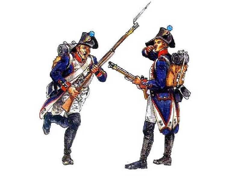 Figurki Francuska piechota 1798-1805 - Wojny napoleońskie - zdjęcie 1 Figurki Francuska piechota 1798-1805 - Wojny napoleońskie - zdjęcie 1