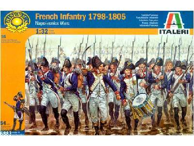 Figurki Francuska piechota 1798-1805 - Wojny napoleońskie - zdjęcie 3