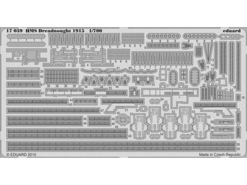 HMS Dreadnought 1915 1/700 - Trumpeter - zdjęcie 1