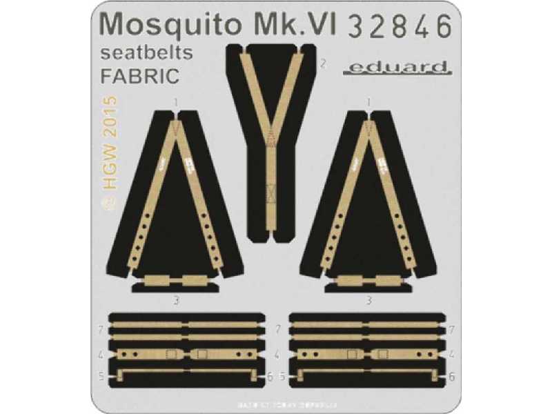 Mosquito Mk. VI seatbelts FABRIC 1/32 - Tamiya - zdjęcie 1