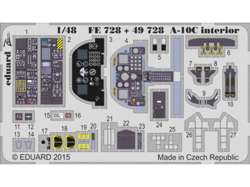 A-10C interior S. A. 1/48 - Italeri - zdjęcie 1