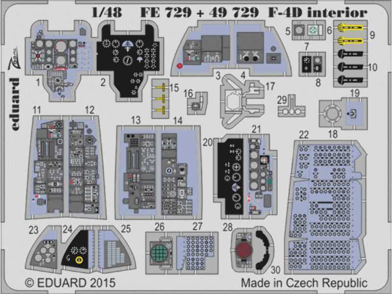 F-4D interior S. A. 1/48 - Academy - zdjęcie 1 F-4D interior S. A. 1/48 - Academy - zdjęcie 1