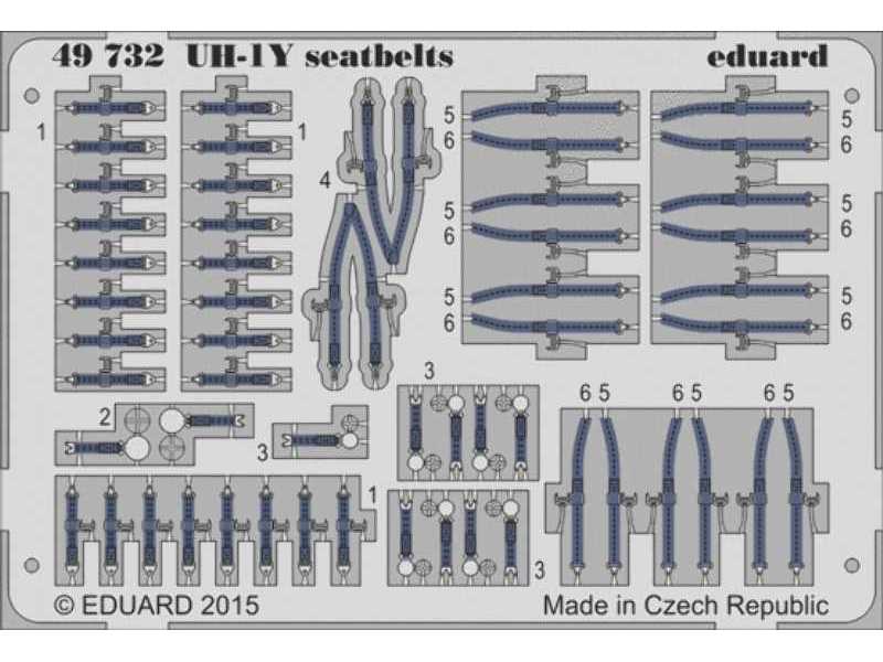 UH-1Y seatbelts 1/48 - Kitty Hawk - zdjęcie 1