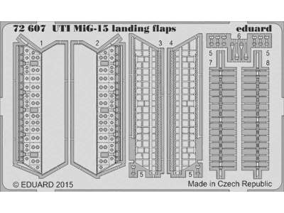 UTI MiG-15 landing flaps 1/72 - Eduard - zdjęcie 1