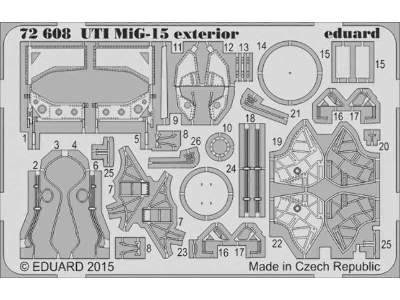 UTI MiG-15 exterior 1/72 - Eduard - zdjęcie 1