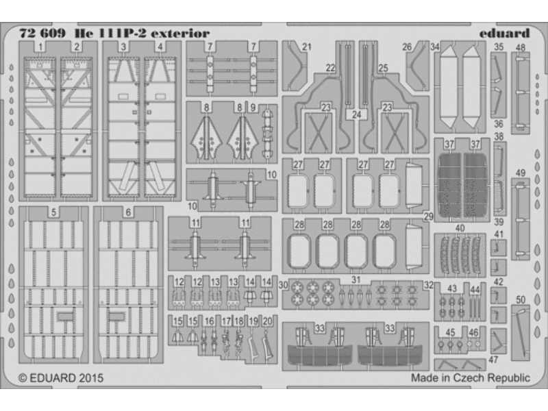 He 111P-2 exterior 1/72 - Airfix - zdjęcie 1 He 111P-2 exterior 1/72 - Airfix - zdjęcie 1