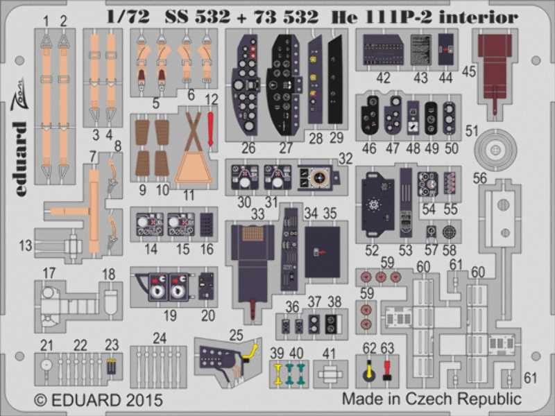 He 111P-2 interior S. A. 1/72 - Airfix - zdjęcie 1