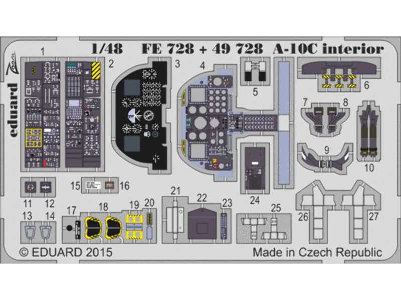 A-10C interior S. A. 1/48 - Italeri - zdjęcie 1 A-10C interior S. A. 1/48 - Italeri - zdjęcie 1