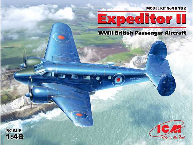 Expeditor II - brytyjski samolot pasażerski - II W.Ś. - zdjęcie 1 Expeditor II - brytyjski samolot pasażerski - II W.Ś. - zdjęcie 1