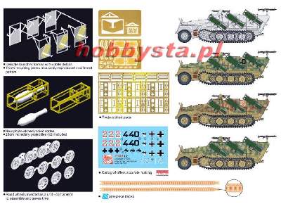 Sd.Kfz.251/2 Ausf.D mit 28cm Rocket and Steel Frame Crates - zdjęcie 2