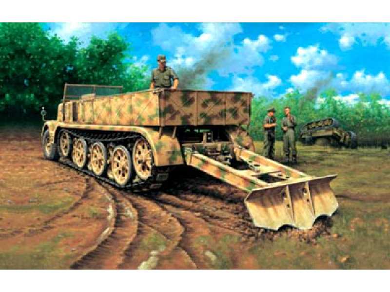 Sd.Kfz. 9 "FAMO" z pługiem - zdjęcie 1 Sd.Kfz. 9 "FAMO" z pługiem - zdjęcie 1