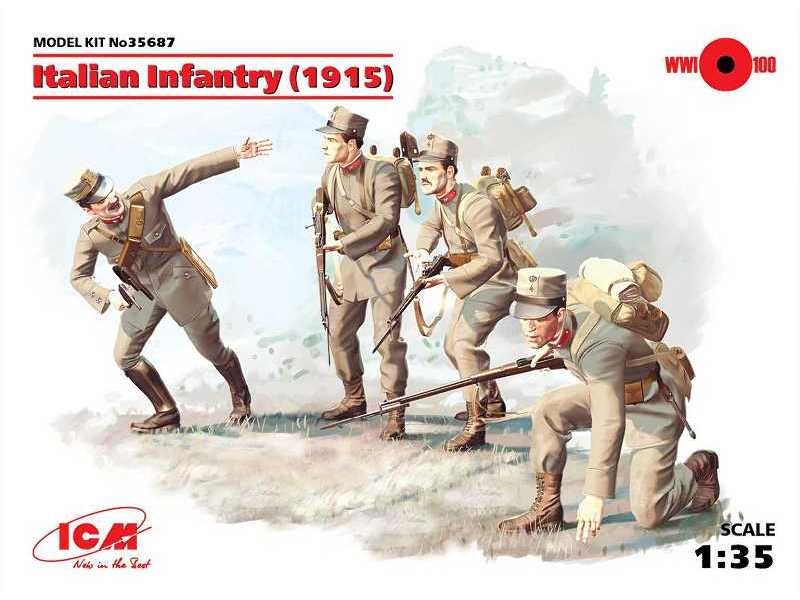 Włoska piechota - 1915 - zdjęcie 1 Włoska piechota - 1915 - zdjęcie 1