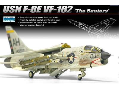 USN F-8E VF-162 - The Hunters - MCP - zdjęcie 2