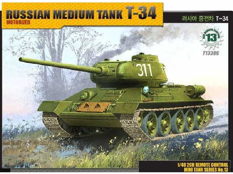 T-34 - czołg radziecki (motorized - 2 silniki) - zdjęcie 1 T-34 - czołg radziecki (motorized - 2 silniki) - zdjęcie 1