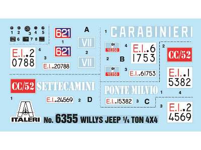 Willys Jeep 1/4 Ton 4X4 Arma Dei Carabinieri - zdjęcie 3