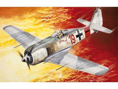 Focke Wulf Fw-190 A-8 z farbami i klejem - zdjęcie 2