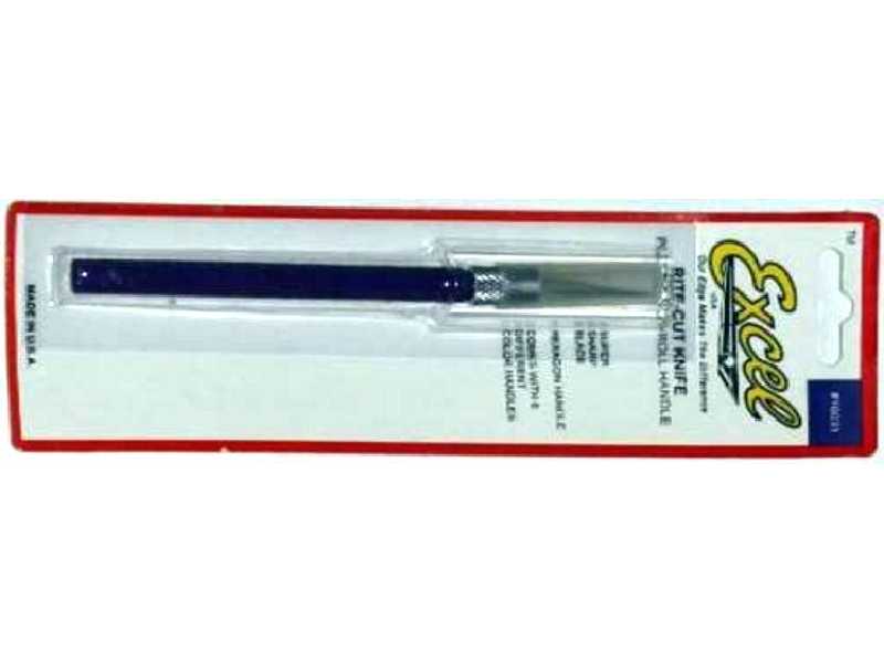 Nożyk modelarski K30 z plastikową niebieską rączką - zdjęcie 1 Nożyk modelarski K30 z plastikową niebieską rączką - zdjęcie 1