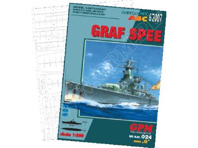 Admirał Graf Spee - komplet model i wręgi - zdjęcie 1