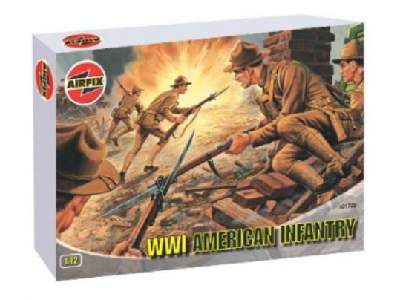 Figurki - Piechota Amerykańska - I Wojna Światowa - zdjęcie 1