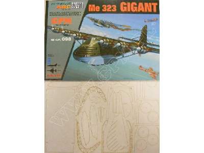 Me 323 GIGANT  - zestaw model i wręgi - zdjęcie 2