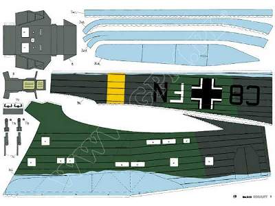 Me 323 GIGANT  - zestaw model i wręgi - zdjęcie 4