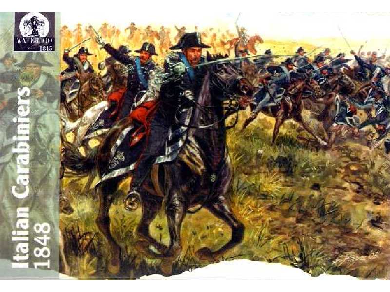 Figurki - Włoscy karabinierzy - 1848 - zdjęcie 1 Figurki - Włoscy karabinierzy - 1848 - zdjęcie 1