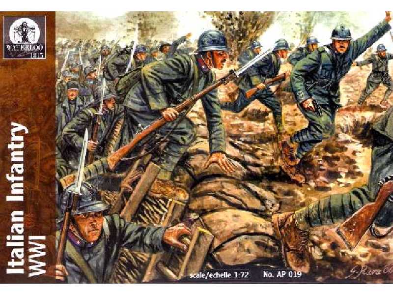 Figurki - Włoska piechota - I Wojna Światowa - zdjęcie 1 Figurki - Włoska piechota - I Wojna Światowa - zdjęcie 1