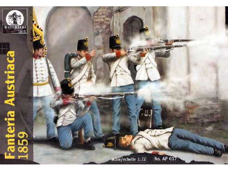 Figurki - Piechota austiacka - 1859 - zdjęcie 1 Figurki - Piechota austiacka - 1859 - zdjęcie 1