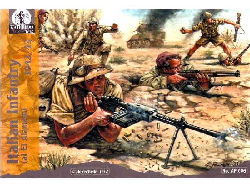 Figurki - Włoska piechota - 1942-43 (El Alamein) - zdjęcie 1 Figurki - Włoska piechota - 1942-43 (El Alamein) - zdjęcie 1