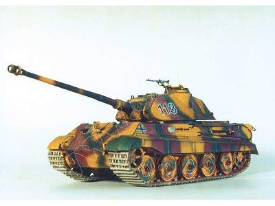 TIGER II KONIGSTIGER(PORSCHE)-Zestaw :model,wregi,gąsienice - zdjęcie 12