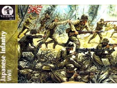 Figurki - Japońska piechota - II Wojna Światowa - zdjęcie 1