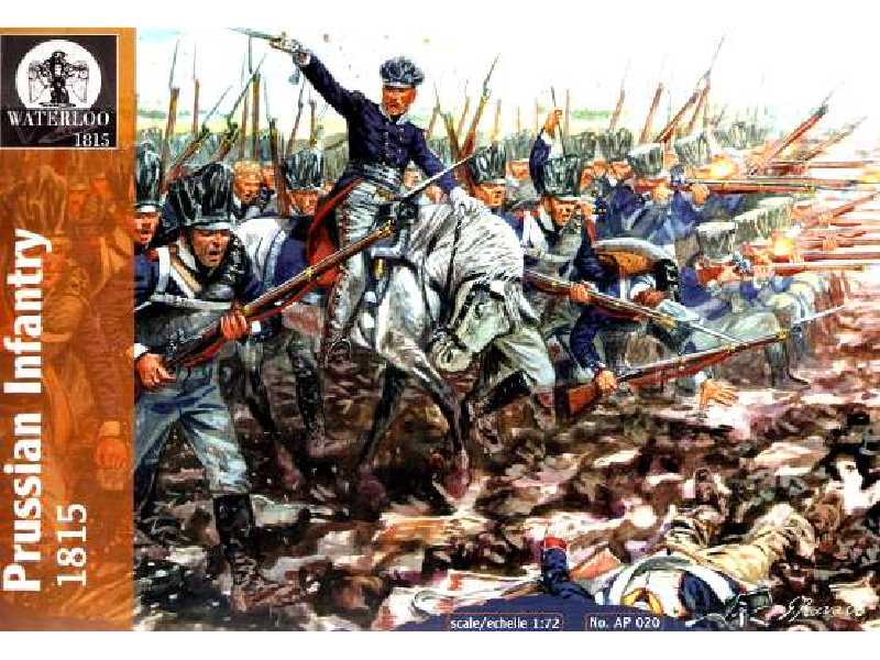Figurki - Pruska piechota - 1815 - zdjęcie 1 Figurki - Pruska piechota - 1815 - zdjęcie 1